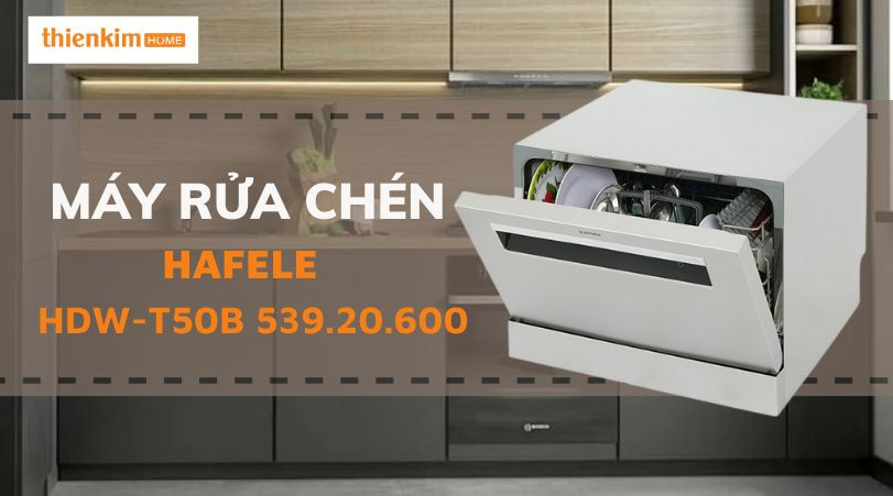 Máy rửa chén Hafele 6 bộ - Hafele HDW-T50B 539.20.600